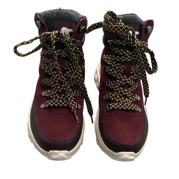 NEW Sorel Kinetic Breakthru Conquest Suede Boot Platform Chunky waterproof - Picture 7 of 11